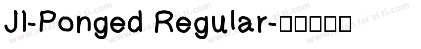 JI-Ponged Regular字体转换